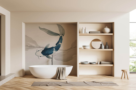 Tapeta artystyczna Wallart Koi 