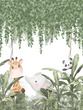 Tapeta Mural CW6016-1 Jungle Friends Expedition