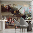 Tapeta Fototapeta  26996 Garden mural with thieving monkey 