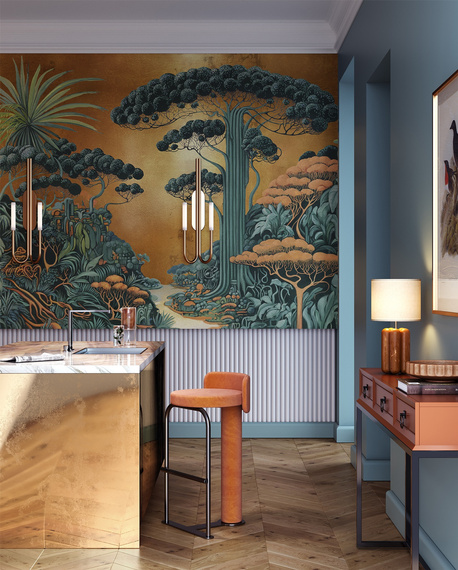 Fototapeta artystyczna Dryard drzewa las 