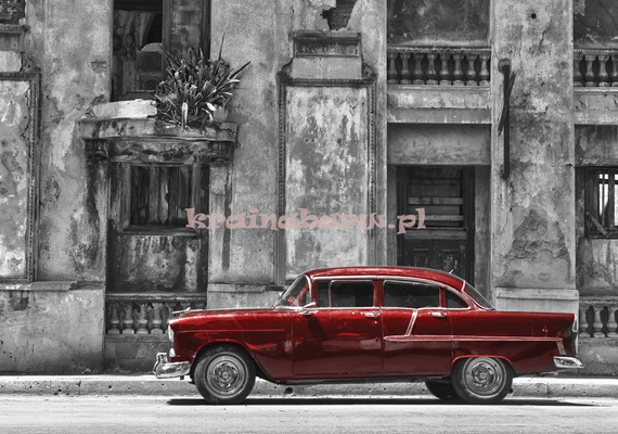Fototapeta 13319 Czerwony Samochód