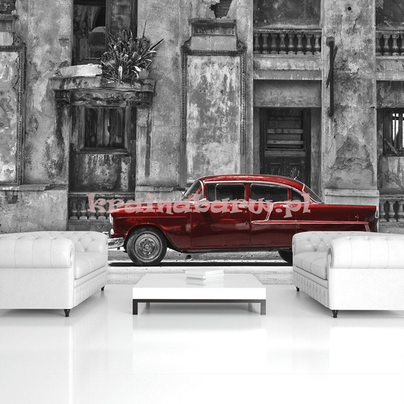 Fototapeta 13319 Czerwony Samochód